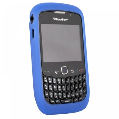 Blackberry Compatible Silicone Sleeve - Dark Blue  SILBB8520DKBL