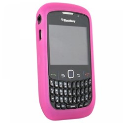 Blackberry Compatible Silicone Sleeve - Dark Pink  SILBB8520DKPK