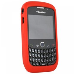 Blackberry Compatible Silicone Sleeve - Dark Red   SILBB8520DKRD