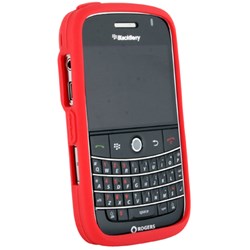 Blackberry Compatible Red Silicone Sleeve  SILBB9000RD-BL