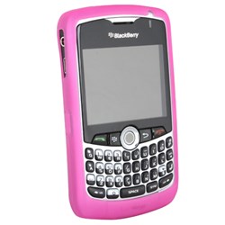 Blackberry Compatible Silicone Sleeve - Hot Pink   SILCURVEHP