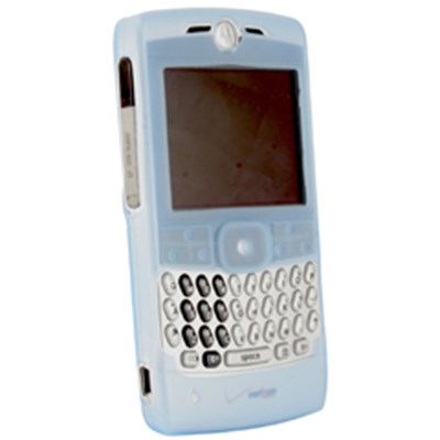 Motorola Compatible Silicone Sleeve with No Belt Clip - Blue    SILQBL