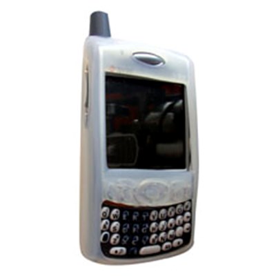 Treo Compatible Silicon Sleeve with Swivel Belt Clip - Clear  SILTREOCL
