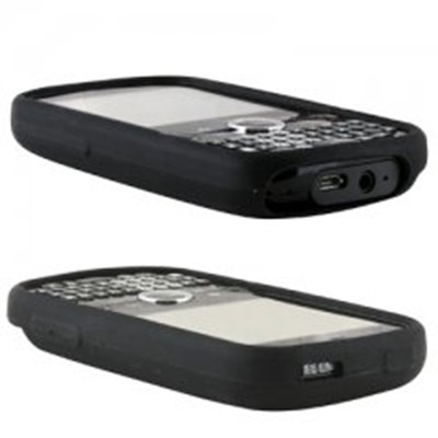 Palm Compatible Black Silicon Sleeve Without Belt Clip SILTREOPROBK