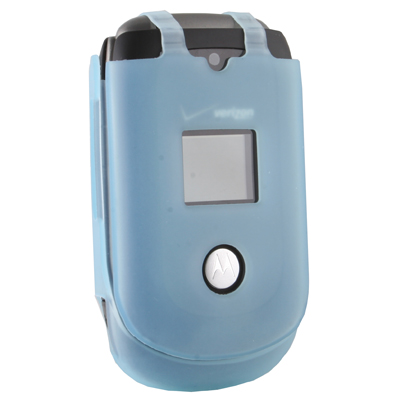Motorola Compatible Silicone Sleeve- Blue  SILVU204BL-MO