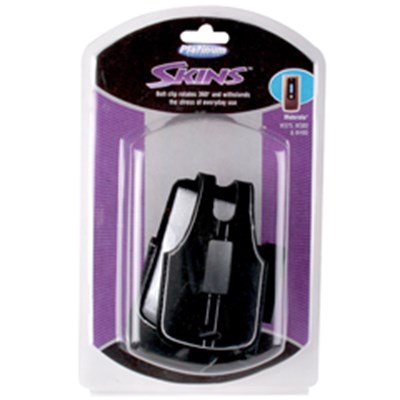 Motorola Compatible Platinum Skins Case with Ratcheting Swivel Belt Clip    SKINW490