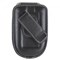 Leather Mini Pouch with Swivel Clip- Black  SOHOMINI Image 1