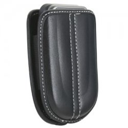 Leather Mini Pouch with Swivel Clip- Black SOHOMINI Leather Mini Pouch with Swivel Clip- Black SOHOMINI