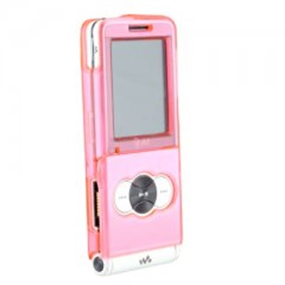 Sony Ericsson Compatible Pink Protective Shield with Swivel Belt Clip  W350COVPK