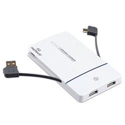 Naztech PB5000 Dual USB Universal Power Bank - White 12199-nz