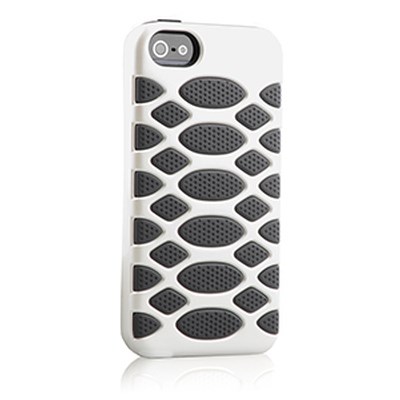Apple Compatible HyperGear SciFi Dual-Layered Protective Cover - White and Grey 12314-nz