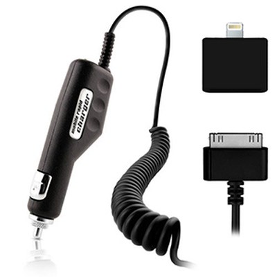 Apple Certified Naztech Classic 2100mAh Vehicle Charger with 8-pin Adapter  12778-NZ