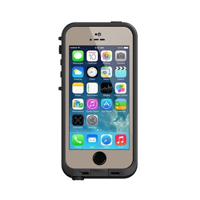 Apple Compatible LifeProof fre Rugged Waterproof Case - Black and Dark Flat Earth  2101-10