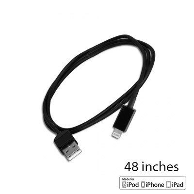 Apple Certified Puregear Charge-sync Cord 48 inch Cable Length - Black 60098PG