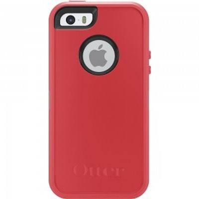 Apple Compatible Otterbox Defender Rugged Interactive Case and Holster - Raspberry 77-33384