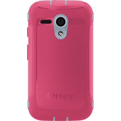 Motorola Compatible Otterbox Defender Rugged Interactive Case and Holster - Wild Orchid  77-33967