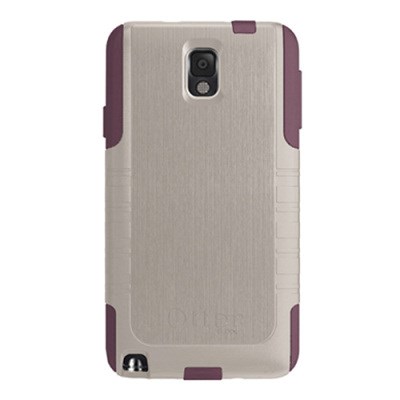Samsung Compatible Otterbox Commuter Rugged Case - Stone White and Deep Plum Purple  77-34146