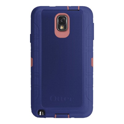 Samsung Compatible Otterbox Defender Rugged Interactive Case and Holster - Raspberry Pink and Sienna Blue  77-36594