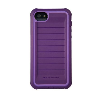 Apple Compatible Body Glove ShockSuit Rugged Case - Plum and Lavender  9374401