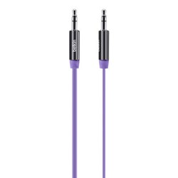 Belkin 3 Ft 3.5mm Mixit Stereo Aux Cable - Purple AV10127TT03-PUR