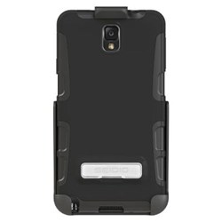 Samsung Compatible Seidio Dilex Case and Holster Combo with Kickstand - Black  BD2-HK3SSGT3K-BK