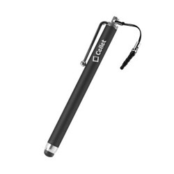 Cellet Touchscreen Stylus Pen with Easy Store 3.5mm Port Plug Included - Black PEN200BK