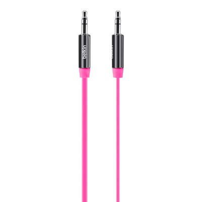 Belkin 3 Ft 3.5mm Mixit Stereo Aux Cable - Pink  AV10127TT03-PNK