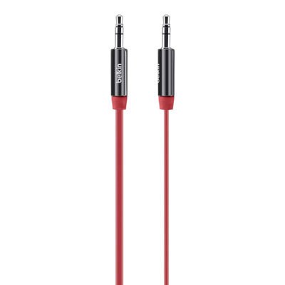Belkin 3 Ft 3.5mm Mixit Stereo Aux Cable - Red AV10127TT03-RED