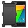 Google Compatible Seidio Dilex Rugged Case with Multi-Purpose Cover - Black   BD2-CSK3ASN72-BK Image 1