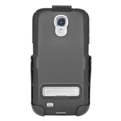 Samsung Compatible Seidio Dilex Case and Holster Combo with Kickstand - Black  BD2-HK3SSGS4XK-BK