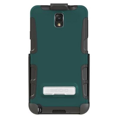 Samsung Compatible Seidio Dilex Case and Holster Combo with Kickstand - Teal  BD2-HK3SSGT3K-TL
