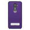 LG Compatible Seidio Surface Case with Kickstand and Holster Combo - Amethyst  BD2-HR3LGG2K-PR Image 2