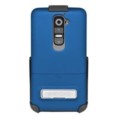 LG Compatible Seidio Surface Case with Kickstand and Holster Combo - Royal Blue  BD2-HR3LGG2K-RB