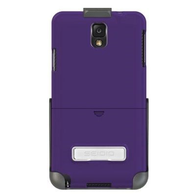 Samsung Compatible Seidio Surface Case and Holster Combo with Kickstand - Amethyst  BD2-HR3SSGT3K-PR