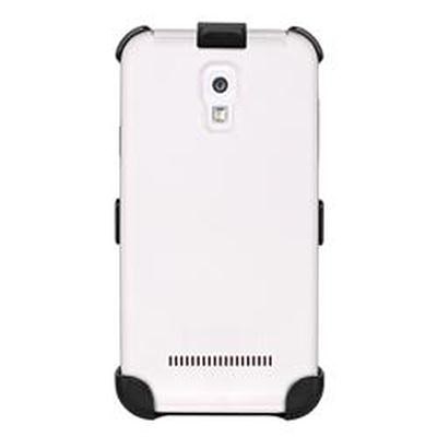 Samsung Compatible Seidio Obex Waterproof Case and Holster - White and Gray  BD2-HWSSGS4-WG