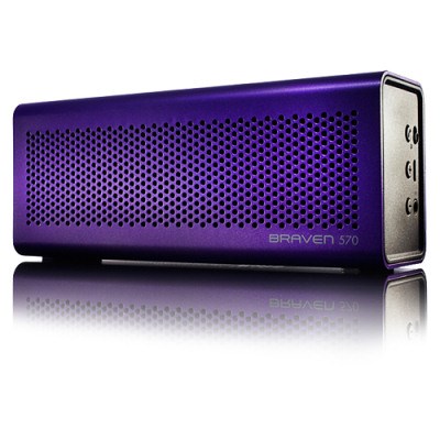 Braven 570 BlueTooth Wireless Speaker and Speakerphone - Rio Purple BZ570PBP