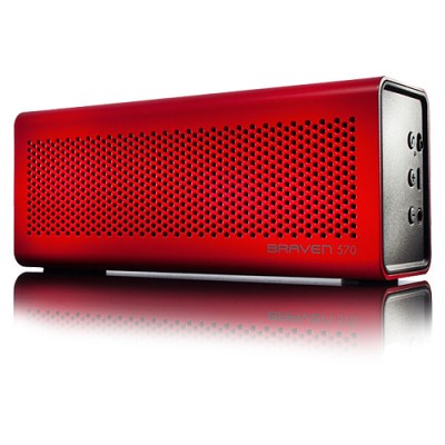 Braven 570 BlueTooth Wireless Speaker and Speakerphone - Sahara Red BZ570RBP