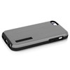 Apple Compatible Incipio DualPro Shine Case  - Silver and Black  IPH-1146-SLV Image 2