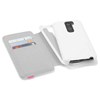 LG Compatible Incipio Watson Folio Case - White and Pink  LGE-219-WHT Image 3