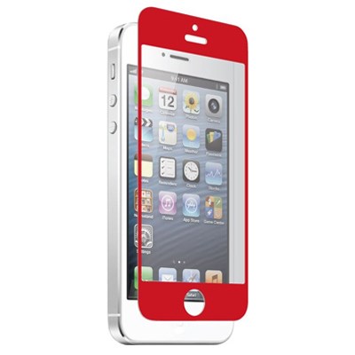 Apple Compatible Znitro Apple Nitro Glass Tempered Glass Screen Protector - Red NGIP5RD