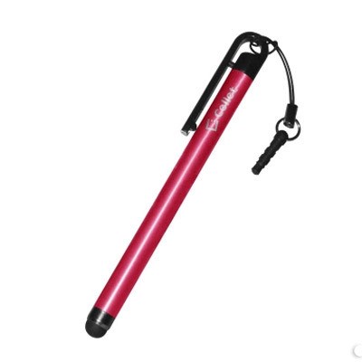 Cellet Touchscreen Stylus Pen with Easy Store 3.5mm Plug - Red PEN300RD