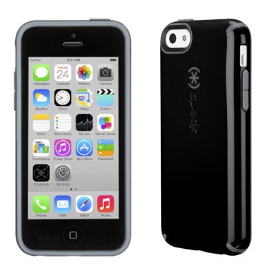 Apple Compatible Speck CandyShell Rubberized Hard Case - Black And Slate Gray SPK-A2134