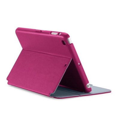 Apple Compatible Speck Stylefolio Case - Fuchsia Pink and Nickel Gray  SPK-A2440