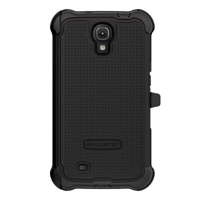 Samsung Compatible Ballistic SG MAXX Rugged Case and Holster - Black and Black  SX1171-A065