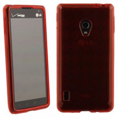 LG Compatible Solid Color TPU Case - Red TPUVS870RD
