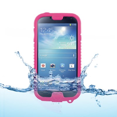 Samsung Compatible Naztech Vault Waterproof Cover with Stand - Pink  12623-NZ
