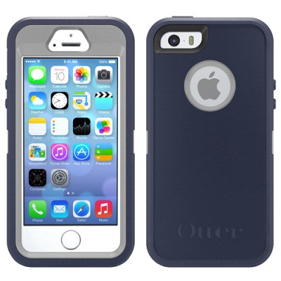 Apple Compatible Otterbox Defender Rugged Interactive Case and Holster - Marine 77-33326