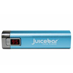 Juicebar Palmpro Led Tube High Capacity Portable Battery Charger (2600mah) - Blue  DO26-LEDBL