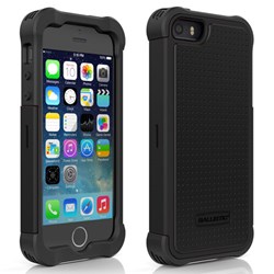 Apple Compatible Ballistic Tough Jacket Case - Black and Black TJ0926-A06C