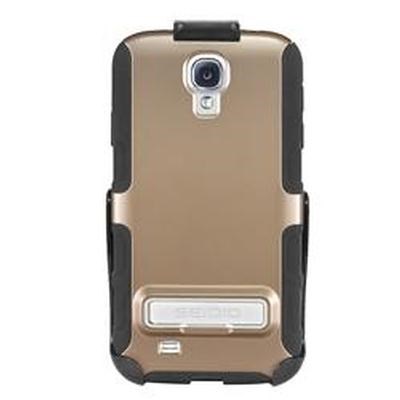 Samsung Compatibe Seidio Dilex Case and Holster Combo with Kickstand - Gold  BD2-HK3SSGS4K-GD